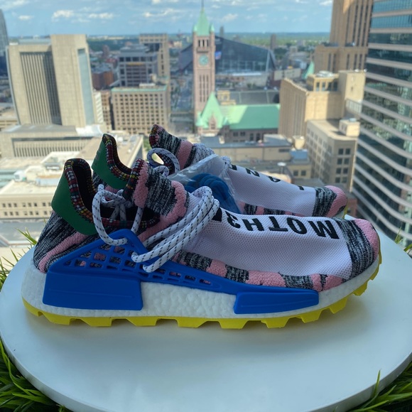 Size 13 - adidas NMD Human Race Trail x Pharrell Solar Pack 2018 - BB9531 main image 5